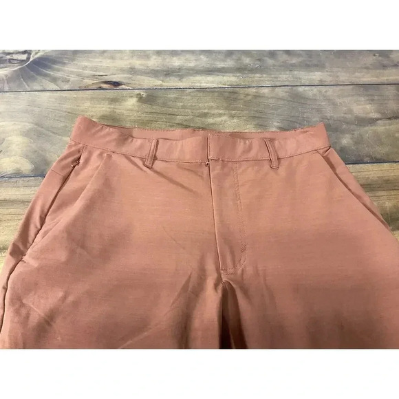 Fabletics Only Pants Mens Size Small Classic Fit Burnt Orange Performance - Picture 3 of 9